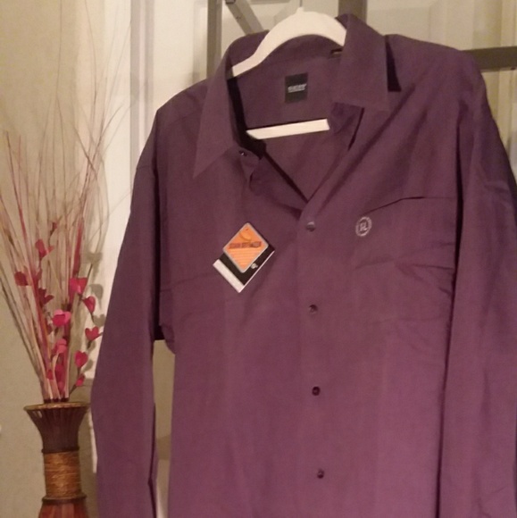 Slates Purple Dress Shirt. - Picture 1 of 6
